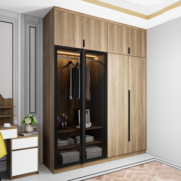 Tủ quần áo cánh kính hiện đại TA7120