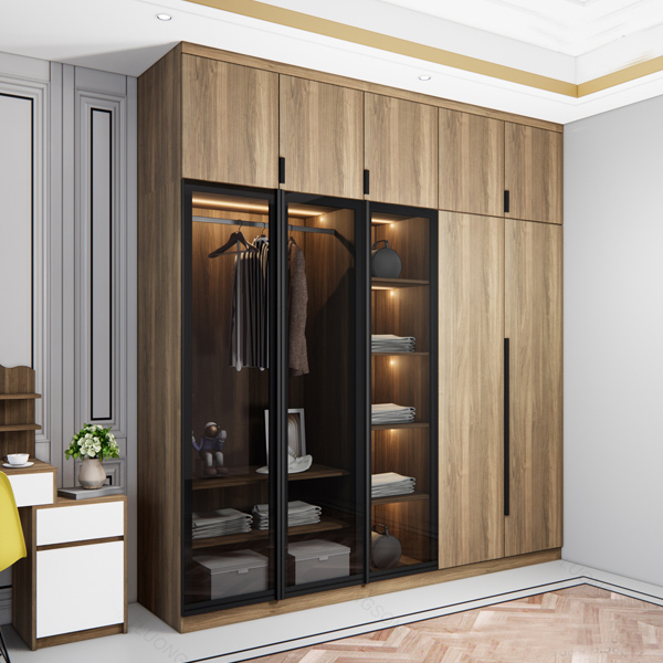 Tủ quần áo cánh kính hiện đại TA7124