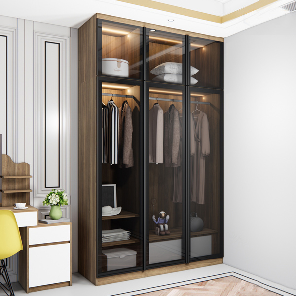 Tủ quần áo cánh kính hiện đại TA6915