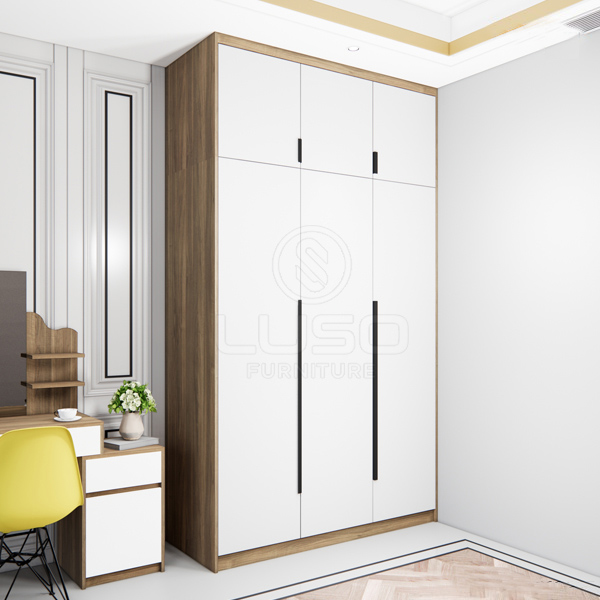 Tủ quần áo gỗ cốt xanh thái lan TA6815