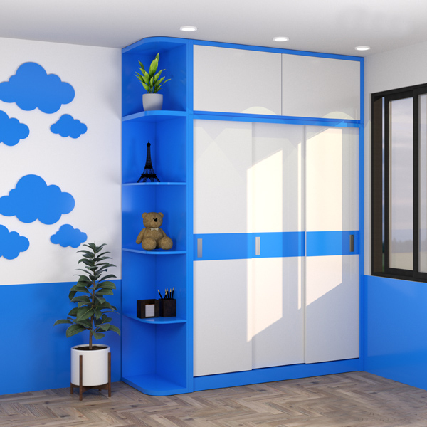 Tủ áo cửa lùa cho phòng con trai TA50
