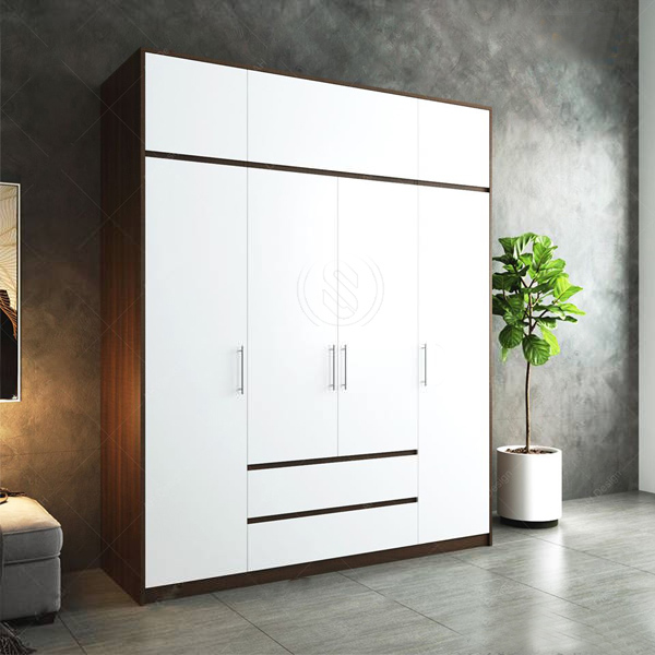 Tủ áo 2 tầng 1m9x2m4 TA41