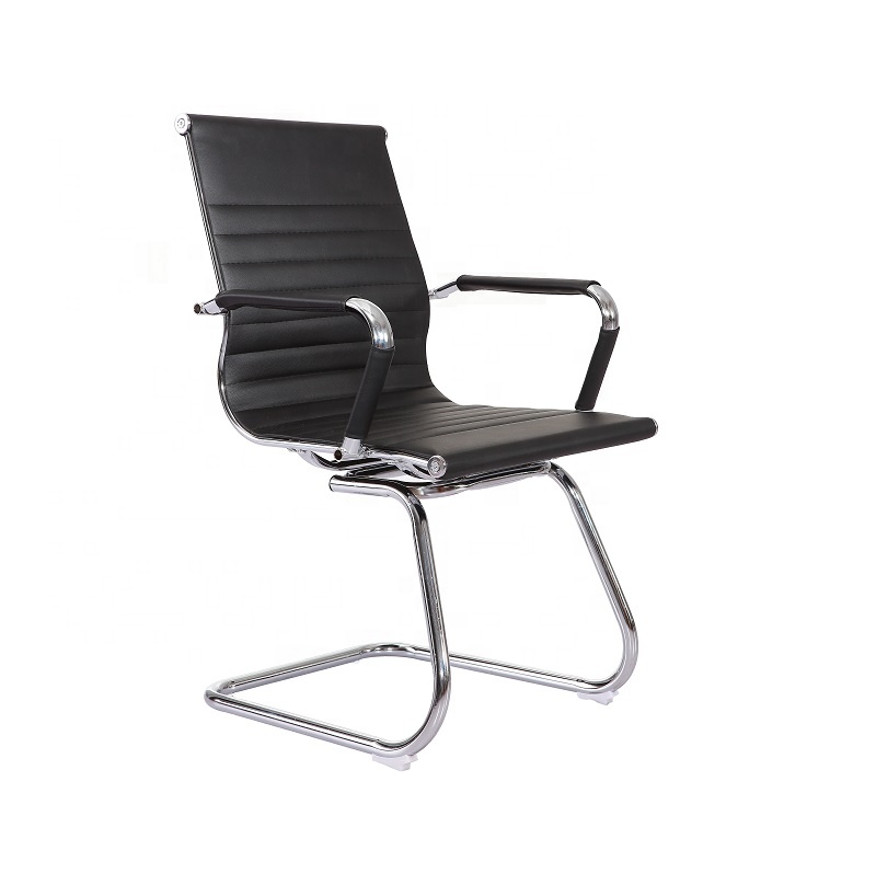 Ghế họp chân quỳ lưng da thấp 203