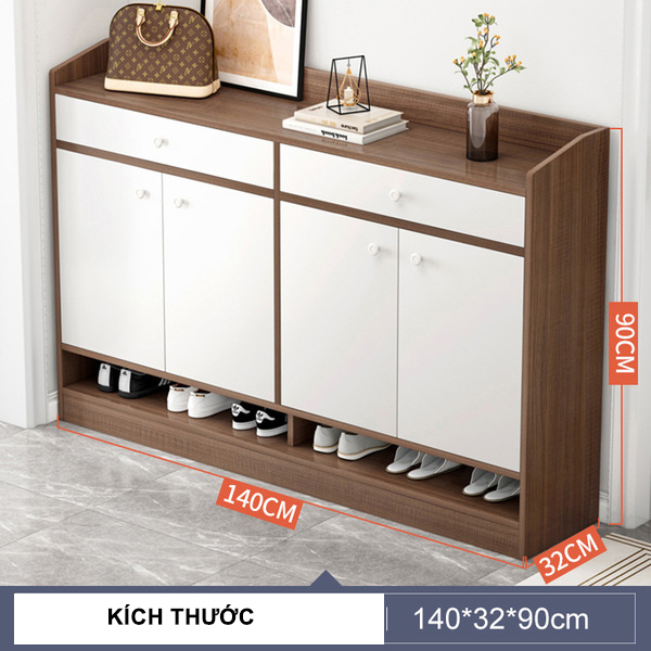 Tủ giày đẹp cho phòng khách-TG58