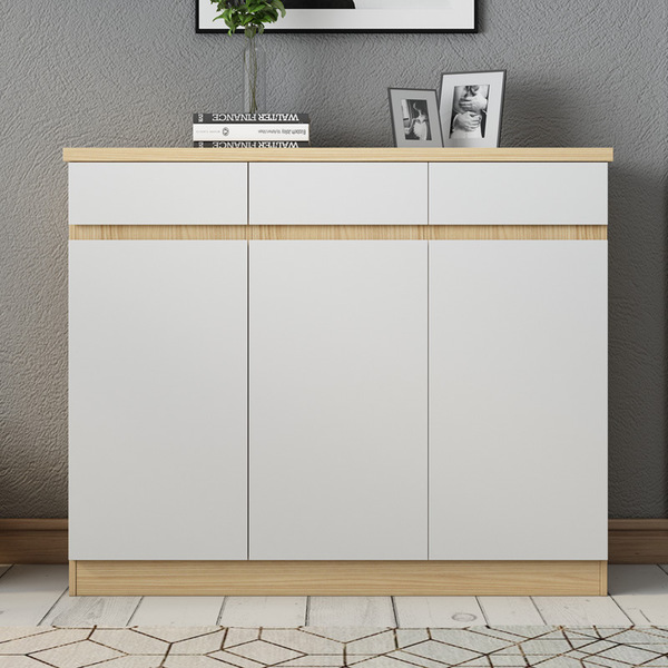 Tủ giày 3 cánh 3 ngăn kéo TG15 phong cách hiện đại