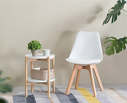 Ghế ăn, ghế cafe bọc đệm chân gỗ