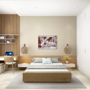 Bộ phòng ngủ tủ trắng kịch trần -16