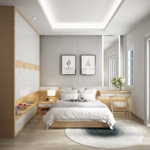 Bộ phòng ngủ tủ 4 cánh kịch trần - 06