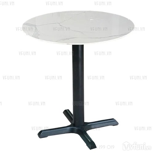 Bàn cafe tròn mặt đá ngoài trời- Mã: T194D