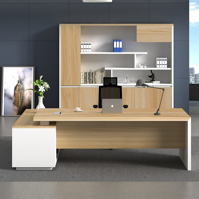 Bàn Giám Đốc Pichain Thiết Kế Chữ L Sang Trọng Hiện Đại