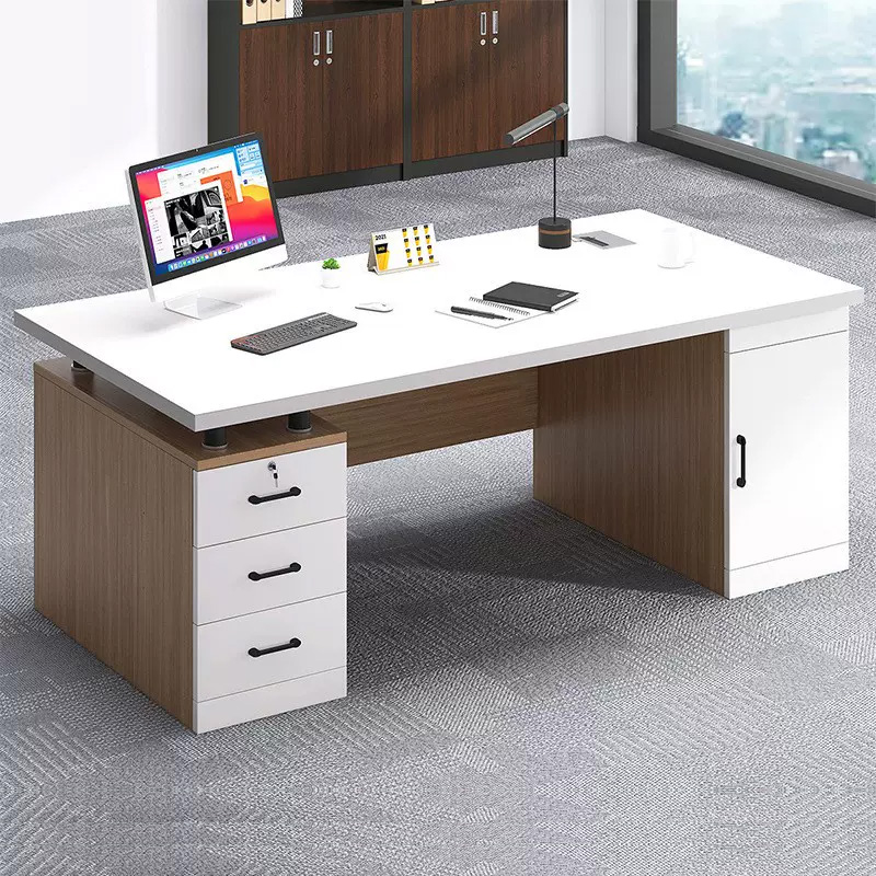 Bàn làm việc cho quản lý Uri trắng BQL-UriT-14