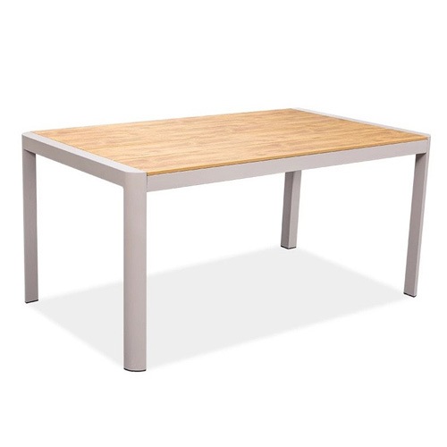 Bàn sân vườn gỗ Polywood khung nhôm- Mã: T1901-16
