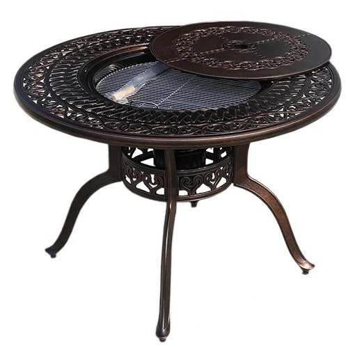 Bàn sân vườn ngoài trời có bếp than- Mã: T189A