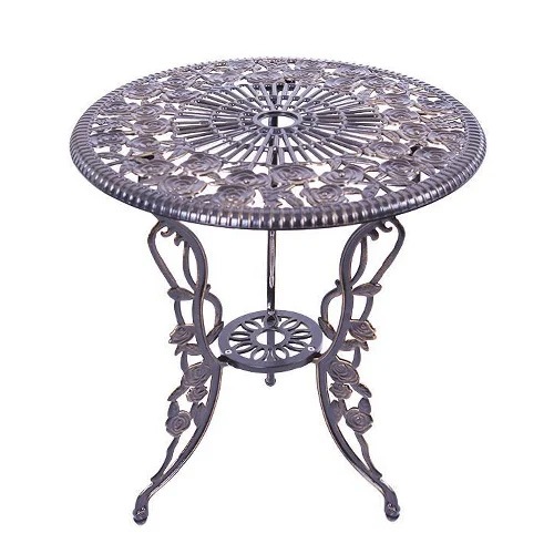 Bàn sân vườn nhôm đúc nhỏ gọn- Mã: T143A