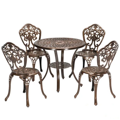 Bộ bàn ghế ban công nhôm đúc- Mã: T145-4x277A