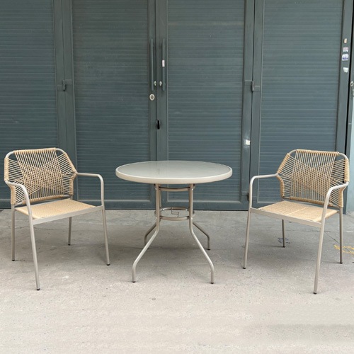 Bộ bàn ghế cafe sân vườn đẹp- MÃ: T1903-2×2802