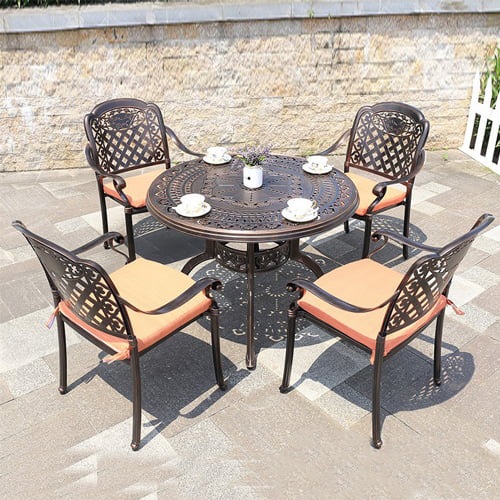 Bộ bàn ghế ngoài trời cho resort- Mã: T189-4x279BN