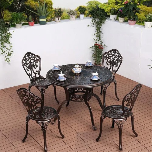 Bộ bàn ghế ngoài trời sân vườn biệt thự- Mã: T189-4x277A