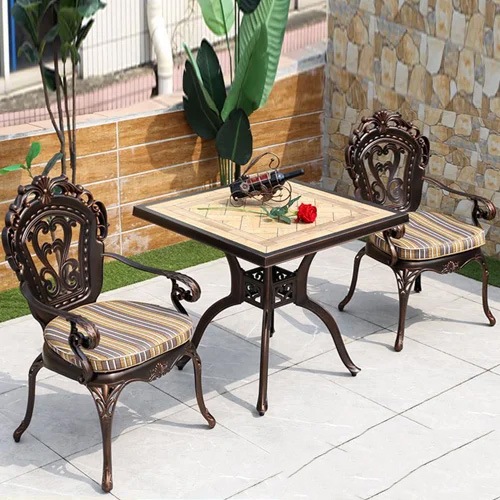 Bộ bàn ghế sân vườn 2 ghế cao cấp- Mã: T146D-2x278N