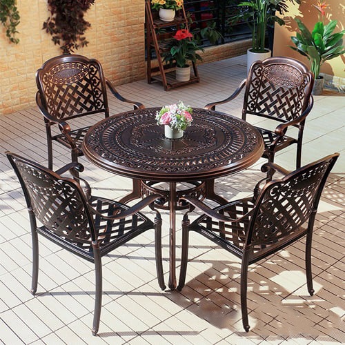 Bộ bàn ghế sân vườn biệt thự sang trọng- Mã: T189-4x279B