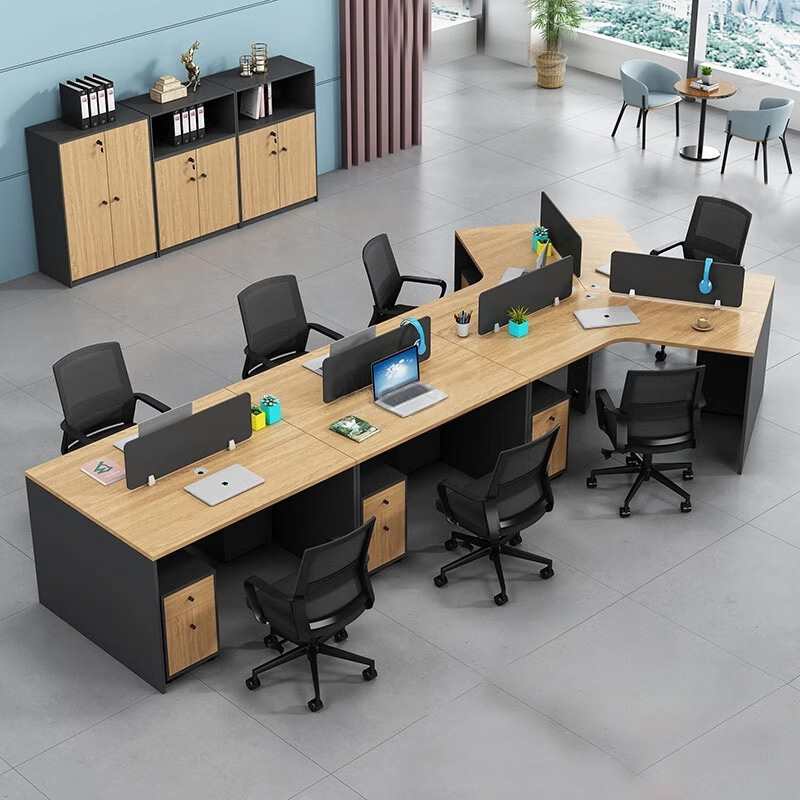 Cụm bàn văn phòng gỗ hiện đại CG05-4322