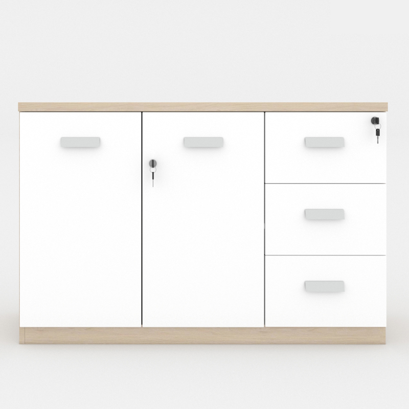 Tủ gỗ thấp đựng tài liệu CL80-03T