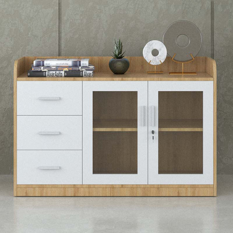 Tủ tài liệu nhỏ kết hợp trang trí CL80-06