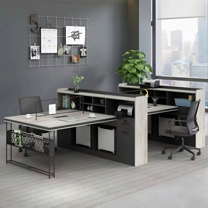 Bàn Văn Phòng Kết Hợp Tủ Kệ Thiết Kế Chuyên Nghiệp