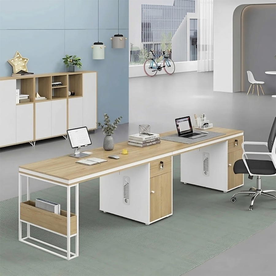 Cụm Bàn Làm Việc Đôi Thiết Kế Tinh Tế BC116