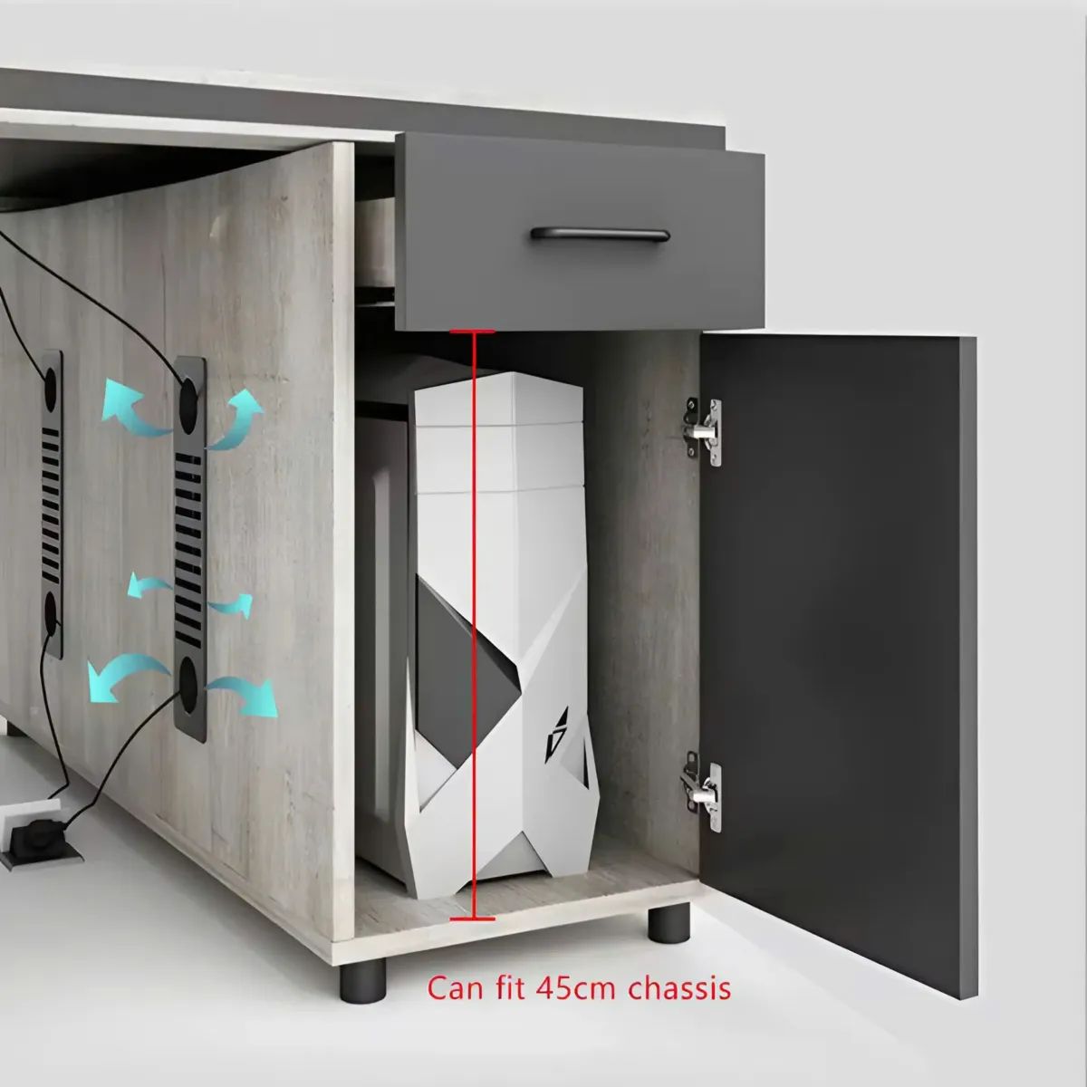 Cụm Bàn Làm Việc Văn Phòng 6 Chỗ Có Hộc Tủ Kéo Chuyên nghiệp