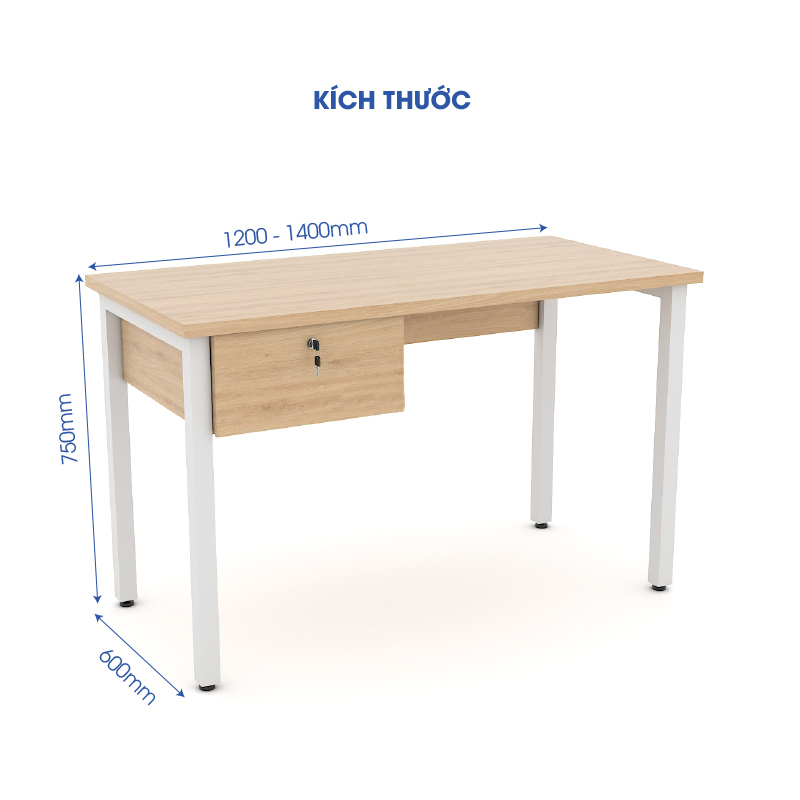 Bàn làm việc ngăn kéo EC12Y-1