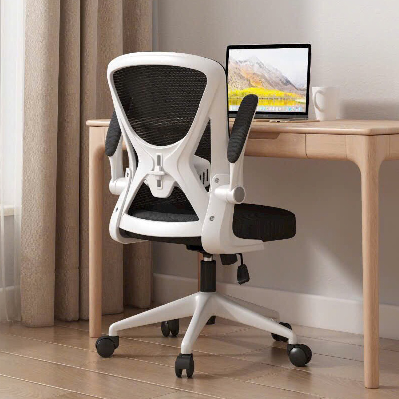 Ghế làm việc công thái học 698 khung trắng đen
