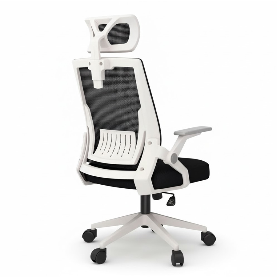 Ghế làm việc ergonomic lưng lưới, tay gập - CTH04
