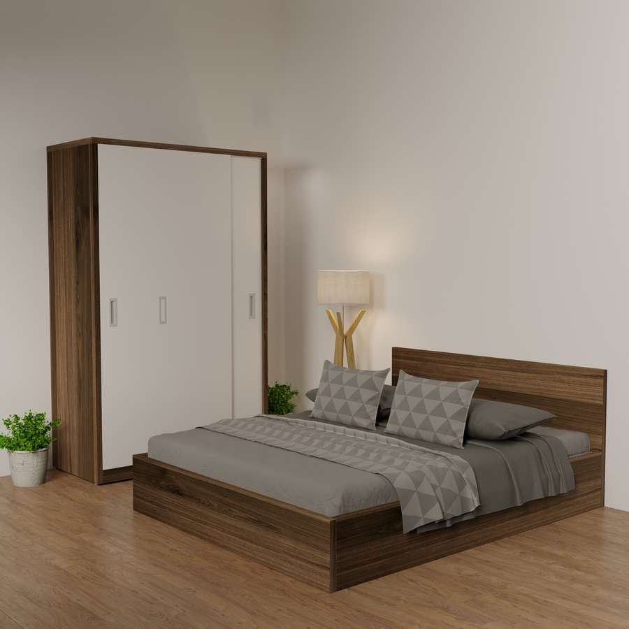 Giường hộp đồng màu GN-36