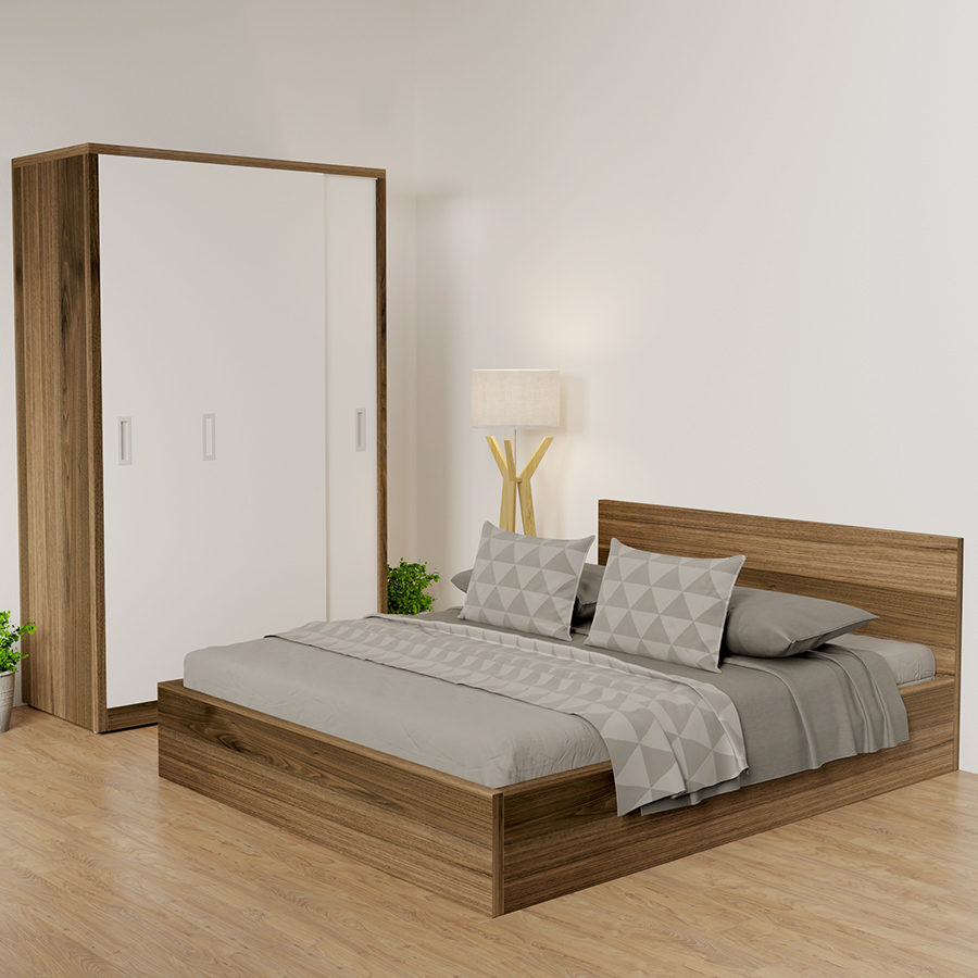 Giường gỗ công nghiệp màu 6089