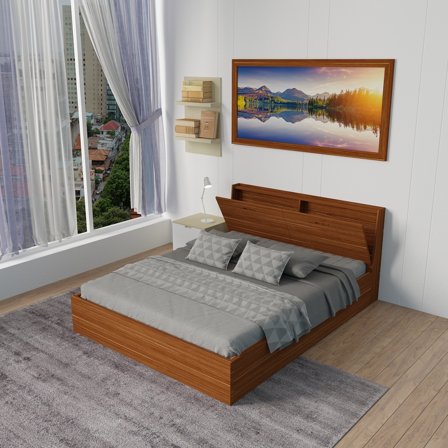 Giường ngủ hộp đựng đầu giường GN-34