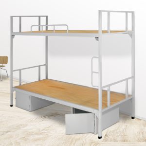 GT-06_Giường sắt 2 tầng giá rẻ có thanh chắn
