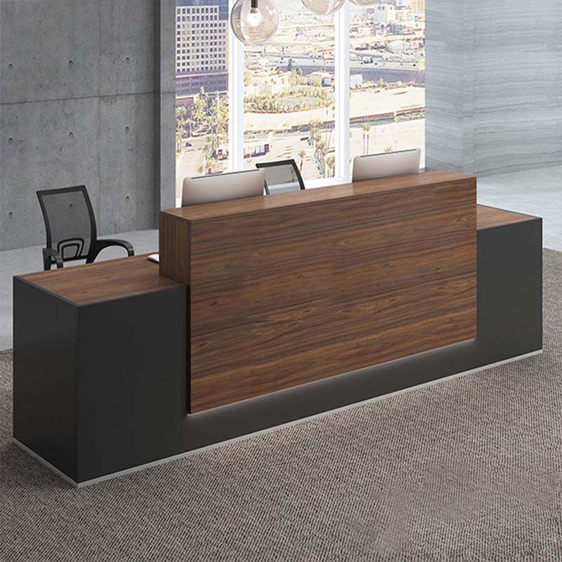 Quầy lễ tân sảnh văn phòng QLT05-D