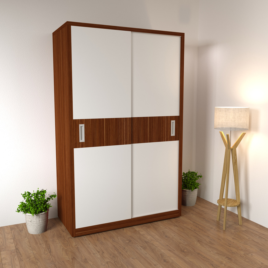 Tủ quần áo 2 cánh lùa giá rẻ TA-101