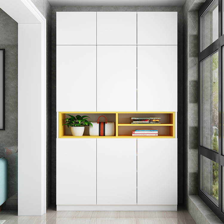tủ quần áo 3 buồng cánh trắng TA-118
