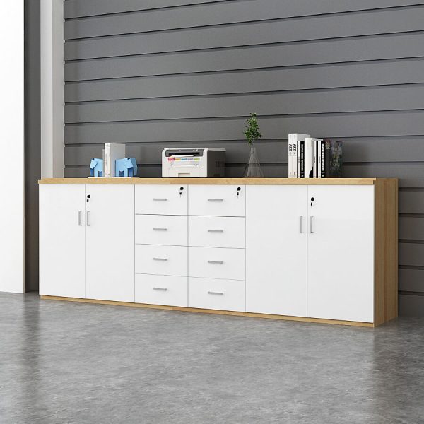 Tủ tài liệu thấp 4 cánh 8 ngăn kéo