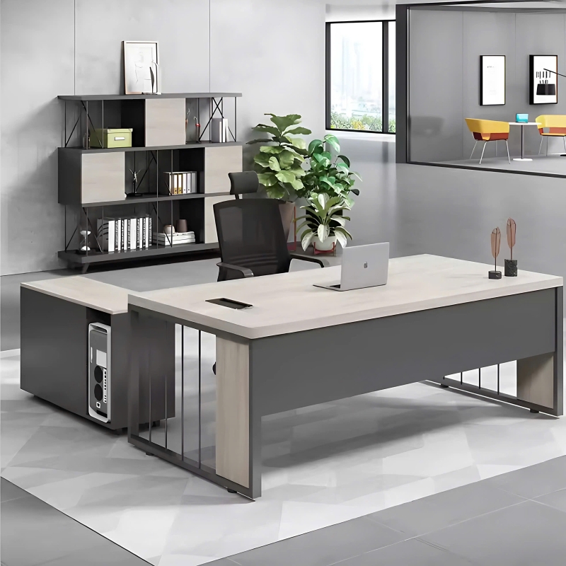 Bàn Giám Đốc Hiện Đại Kết Hợp Tủ Rời - BGĐ5